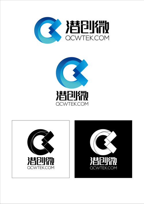 潜创微科技标志设计 我的作品